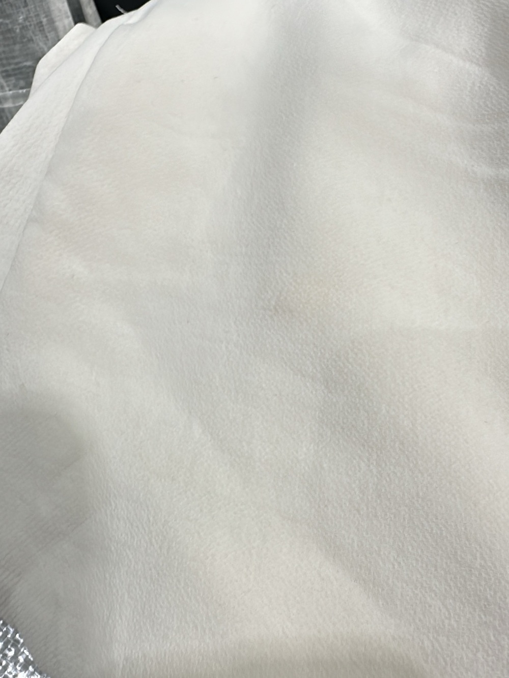 Used White Home Bath Towel - Stained